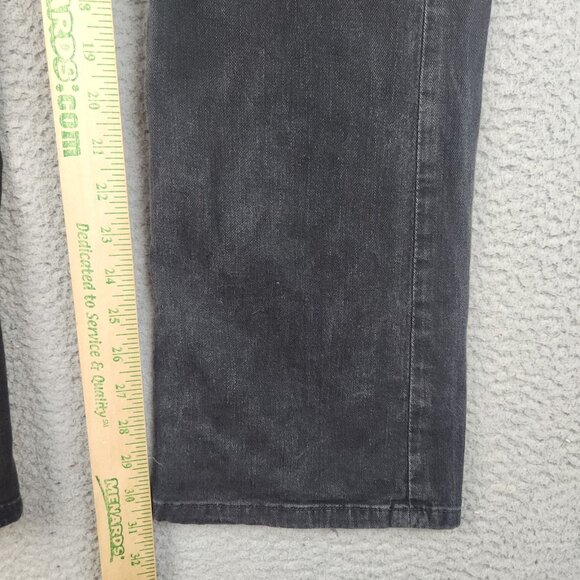 Joe’s Jeans The Rocker Womens Sz 29 Desmond Black Wash Slim Boot Flare Low Rise - Picture 4 of 12